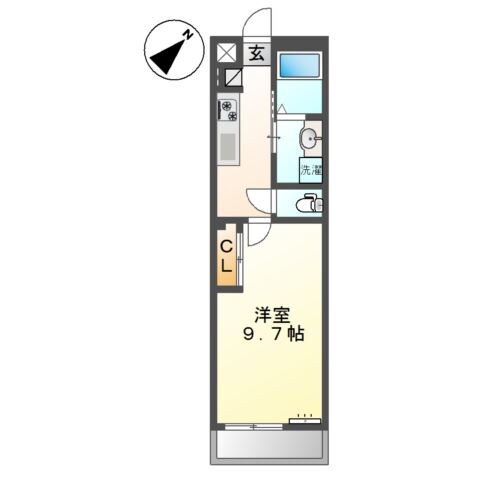 カンパニュールの物件間取画像