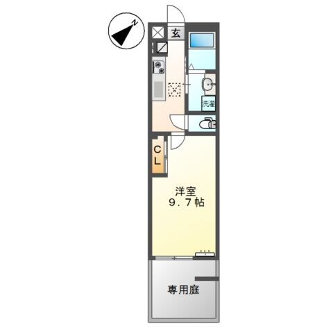 下松駅 徒歩8分 1階の物件間取画像