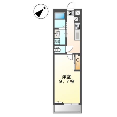 カンパニュールの物件間取画像