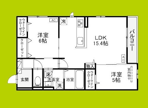 East Hillsの物件間取画像