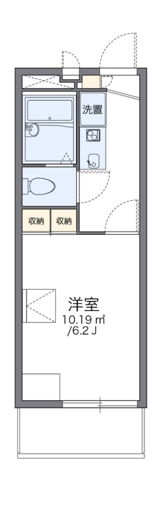 京橋駅 徒歩10分 2階の物件間取画像