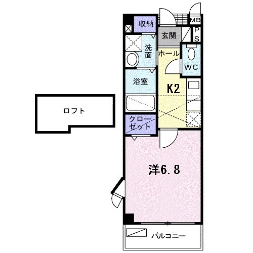 グリシーナIの物件間取画像