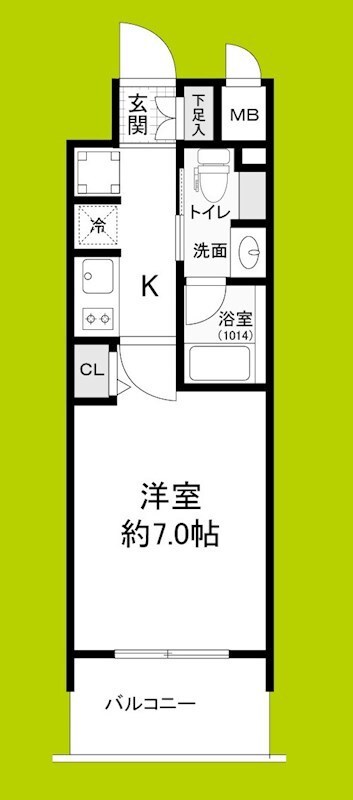 ルネフラッツ森小路駅前IIの物件間取画像