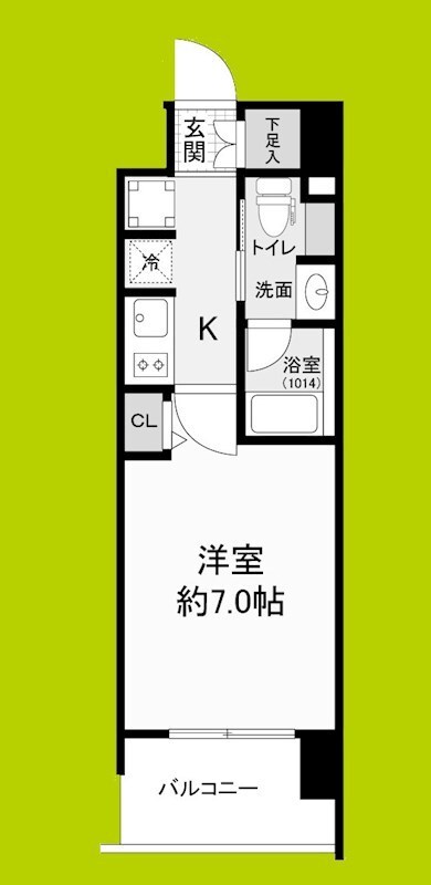 ルネフラッツ森小路駅前IIの物件間取画像