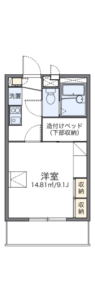 多田駅 徒歩6分 1階の物件間取画像