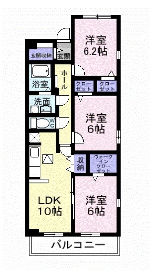 メゾン・ファミーユIの物件間取画像