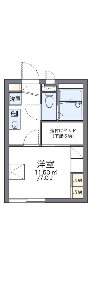 立花駅 徒歩11分 2階の物件間取画像