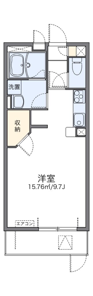 レオネクストフォルテシモの物件間取画像