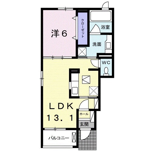 サンライズIIIの物件間取画像