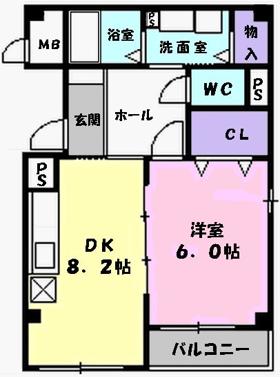 アヴニール加美の物件間取画像