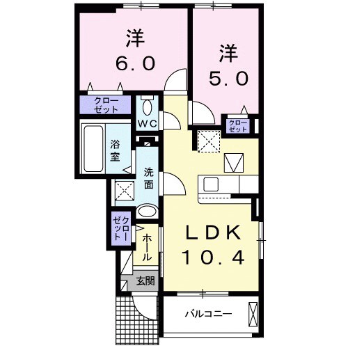 デュオ春日の物件間取画像