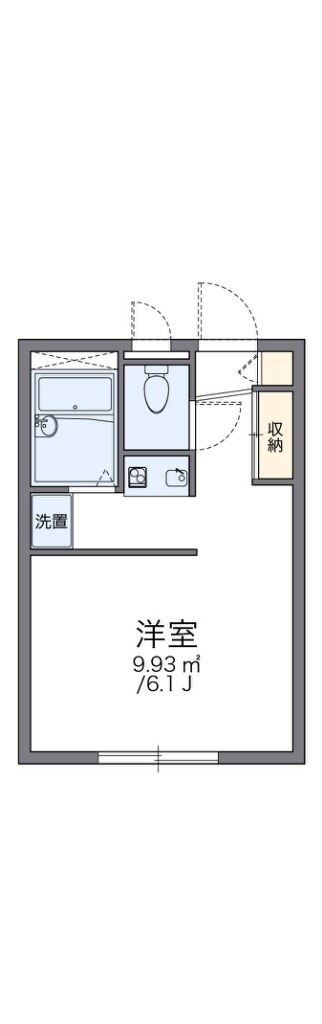 レオパレスフジの物件間取画像