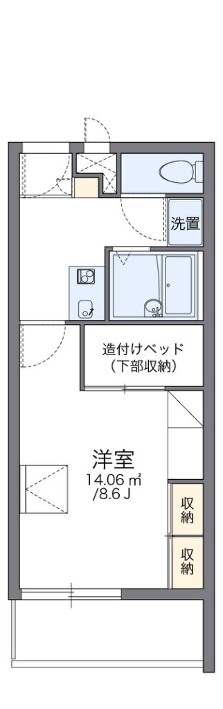 レオパレスＭ’ｓ　ｉｎｎIの物件間取画像