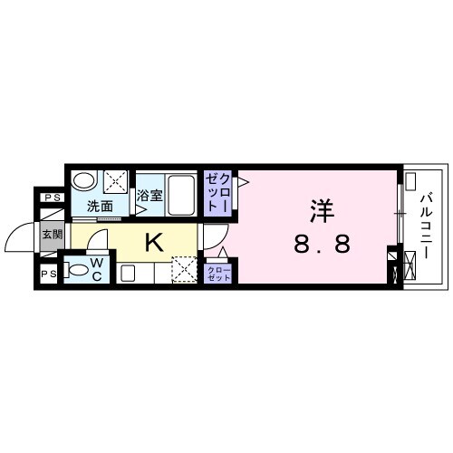 門真南駅 徒歩15分 2階の物件間取画像