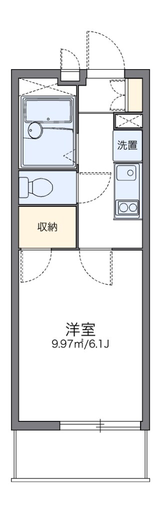 茨木市駅 徒歩8分 4階の物件間取画像