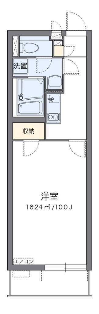 クレイノヒローム豊中南の物件間取画像