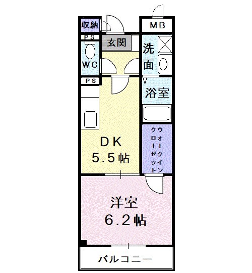深井駅 徒歩11分 1階の物件間取画像