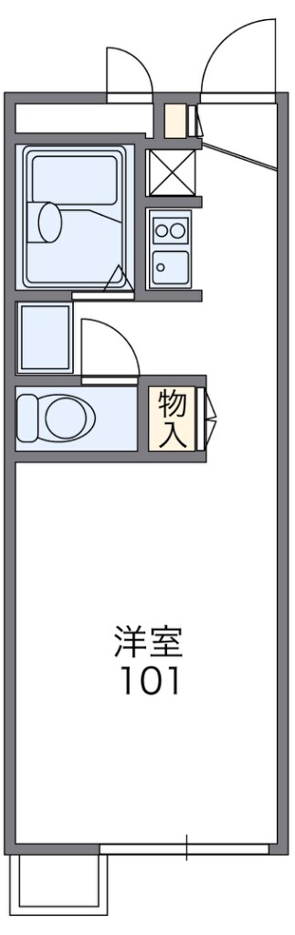 宮之阪駅 徒歩18分 1階の物件間取画像