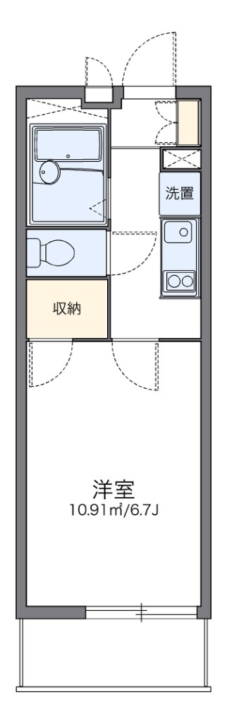 諏訪ノ森駅 徒歩15分 2階の物件間取画像