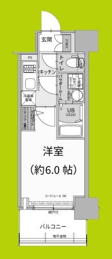 エスリード長居公園PARK AVENUEの物件間取画像