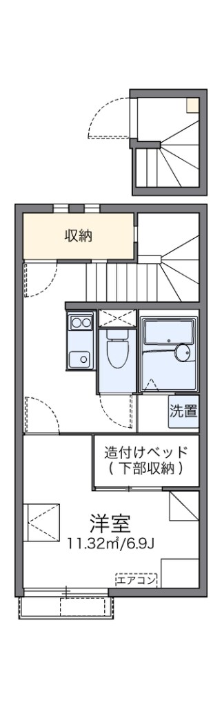 レオネクストベルシオンの物件間取画像