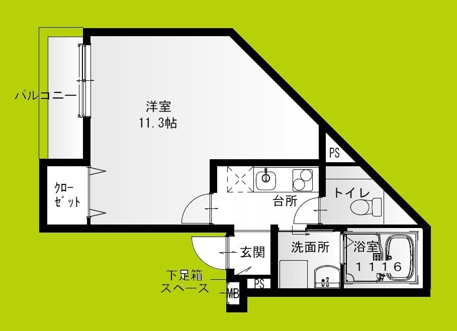 フジパレス新大阪ノースの物件間取画像