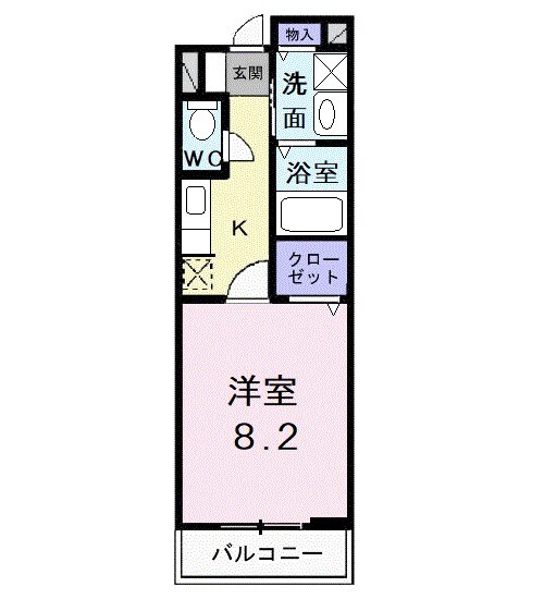 コージーコートの物件間取画像