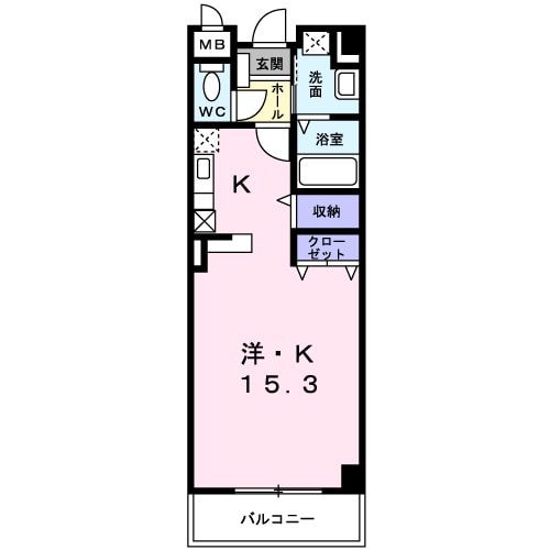 セレンディピティ　Ｏ・Ｖの物件間取画像