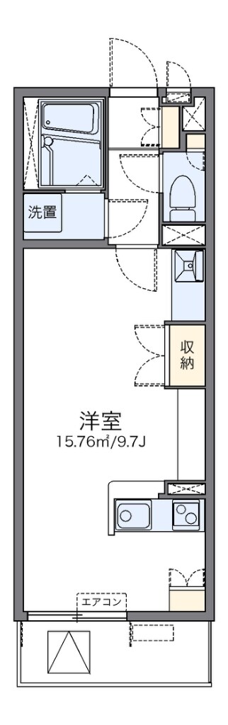 摂津駅 徒歩6分 3階の物件間取画像