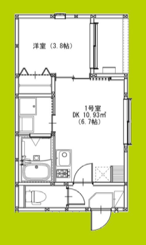 メゾンDENPOの物件間取画像