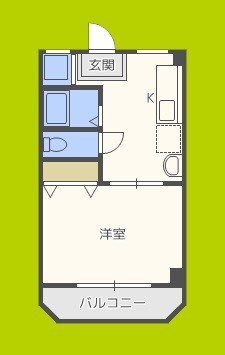 双輪建物第八コーポの物件間取画像
