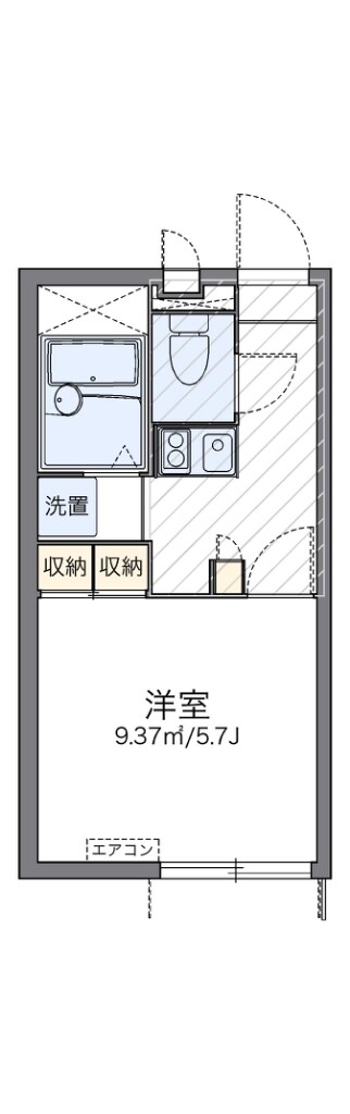 堺東駅 徒歩18分 1階の物件間取画像