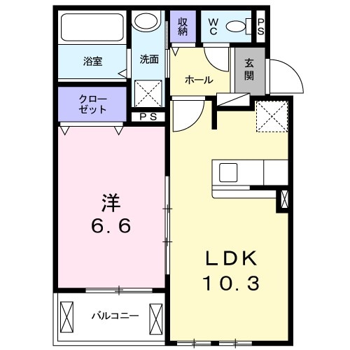 メゾンジョイ宝塚の物件間取画像