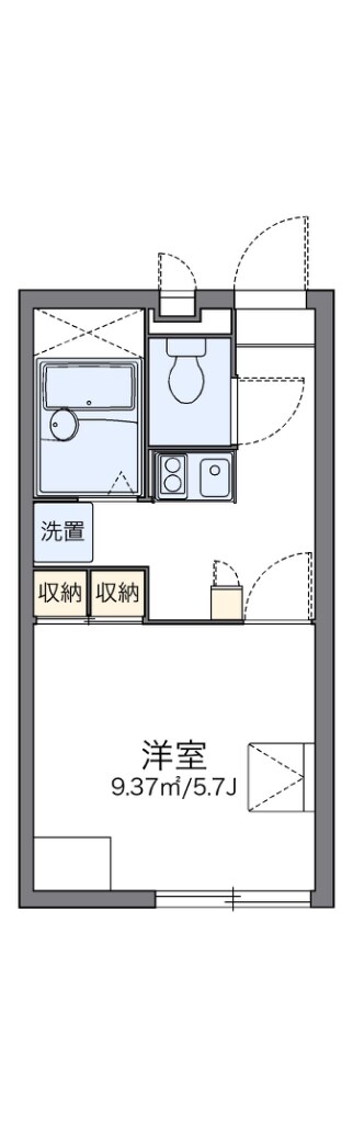 レオパレスソレーユＳ　Ｏの物件間取画像