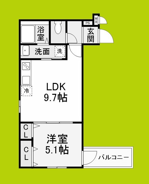 サンセレーノ minamiの物件間取画像