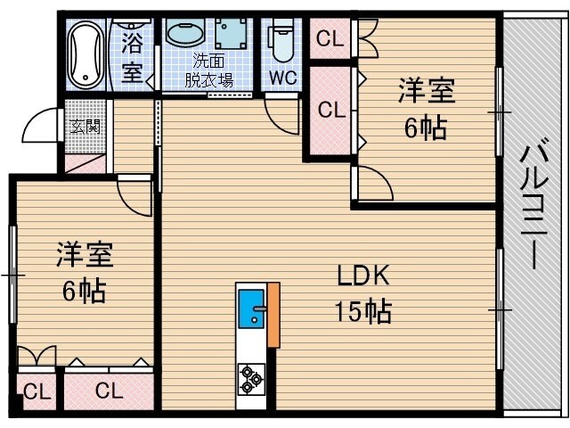 ドミールウエストの物件間取画像