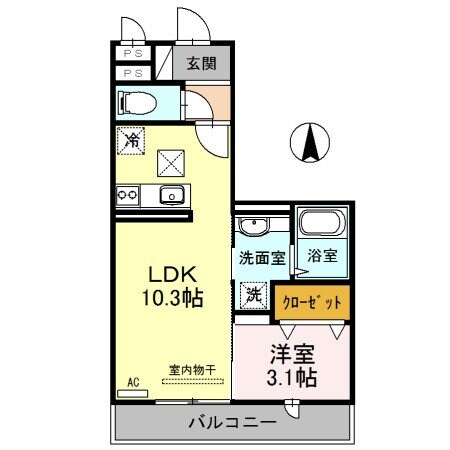 ワンモアオッツの物件間取画像