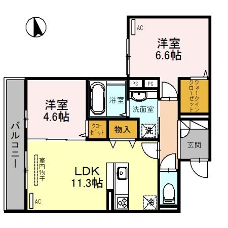 グレイスソフィア千里丘の物件間取画像