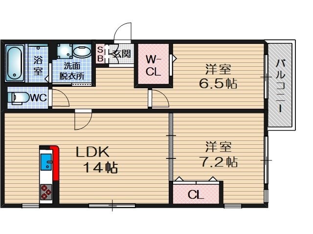 MOCXION　MANOIRの物件間取画像