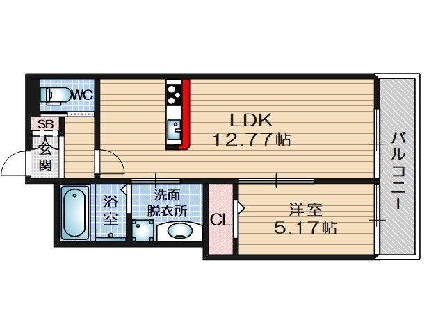 高槻市西五百住町共同住宅新築工事の物件間取画像