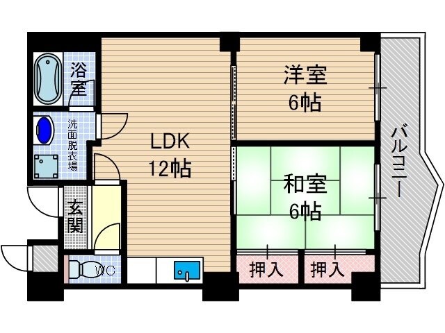 ピアドミールの物件間取画像