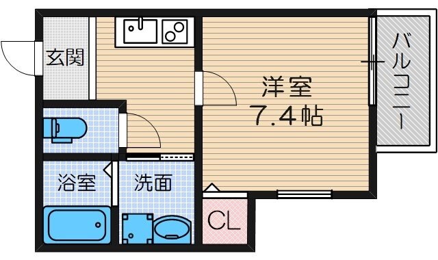 ロイヤルワン中穂茨木の物件間取画像