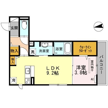 メディオいばらきの物件間取画像