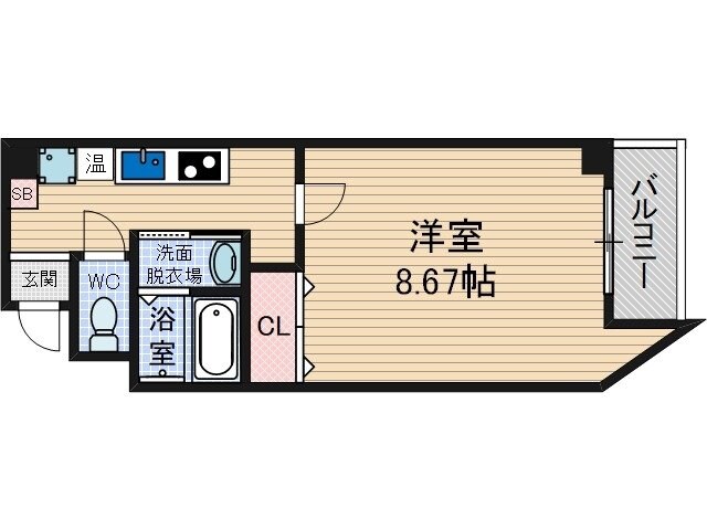 ラ・フォンテ摂津富田の物件間取画像