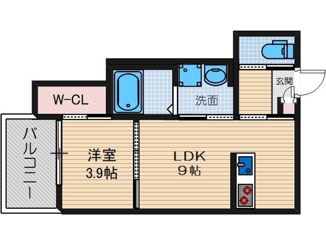 オルタンシアキューブの物件間取画像