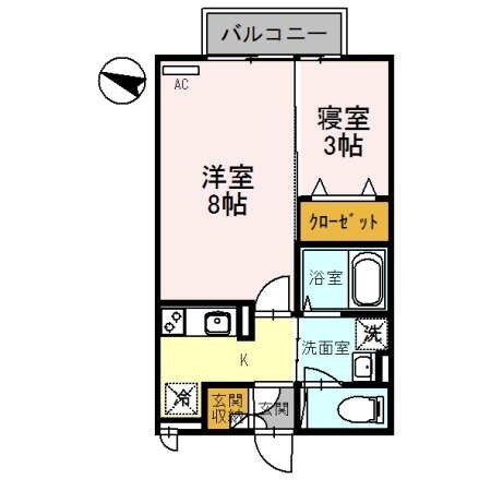 クラインガルデンの物件間取画像