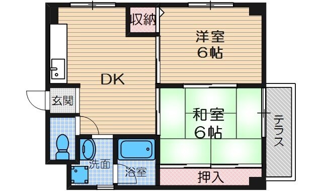 メゾン寺田の物件間取画像