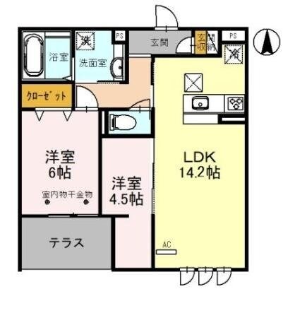 グラサ上穂積の物件間取画像