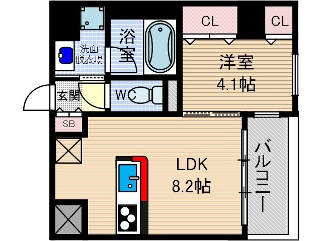 コルテ・ビラージュの物件間取画像