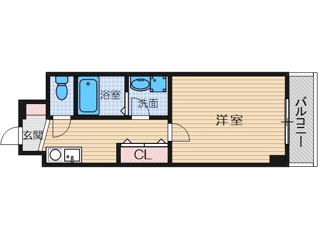 A-1薩摩マンションの物件間取画像